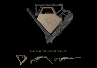 Black Bunker BM8 Tan .22 Survival Rifle .22