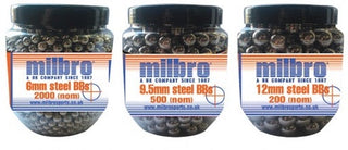 Milbro Pot 12mm Steel Sling shot ammo 200 Pack