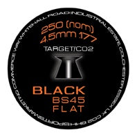 SMK Black Flat Pellets .177