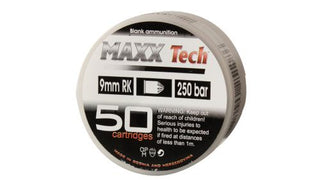 Maxx Tech Nitro Blanks .380 (9mm) Tub Of 50