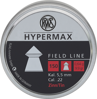 RWS Hypermax pellets .22 (150pk)