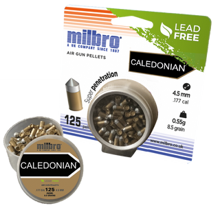 Milbro Caledonian Lead Free .177 8.5gr 125pc