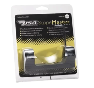 BSA Scope Master Mounts 1pc 1inch Medium Dove