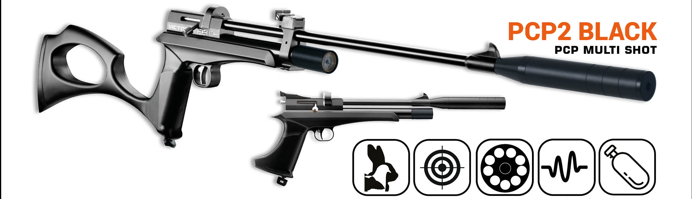 VICTORY CP1-M - .177 Or .22 CO2 Multi Shot Air Pistol | The Bullet Hole Gun Shop At Watchet In Somerset - Foto 4