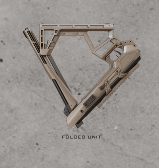 Black Bunker BM8 Black .22 Survival Rifle