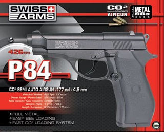 Swiss Arms P84 4.5mm BB Co2 Black