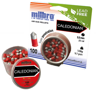 Milbro Caledonian Lead Free .22 16.7gr 100pc