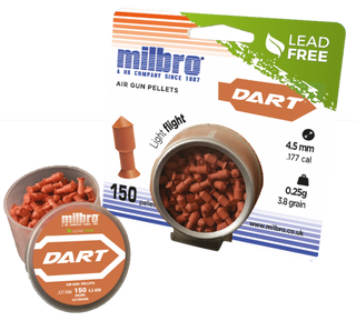 Milbro Darts Lead Free .177 3.8gr 150pc