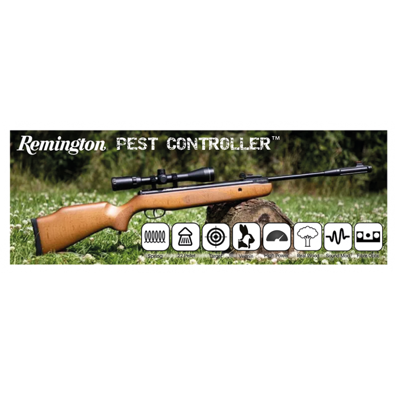 Remington Pest Controller .22 Kit inc 4 x32 Scope – AirGuns-Liverpool